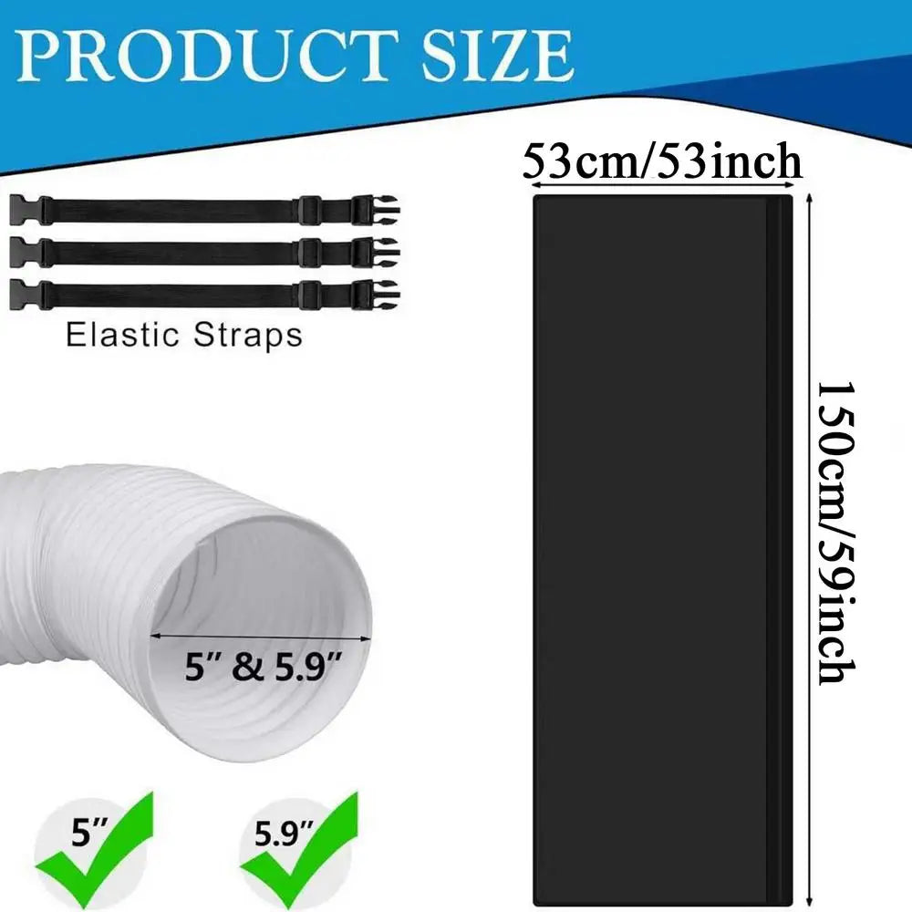 Portable AC Exhaust Hose Cover – Insulated Dustproof Sleeve