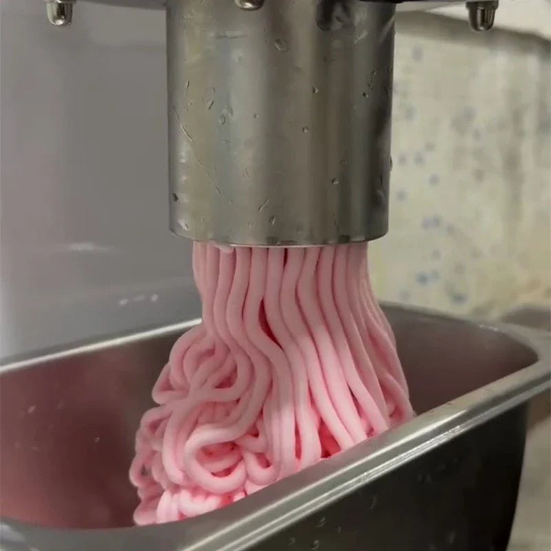 Spaghetti Noodle Ice Cream Machine – 4 Types, 8.5L Self-Cool