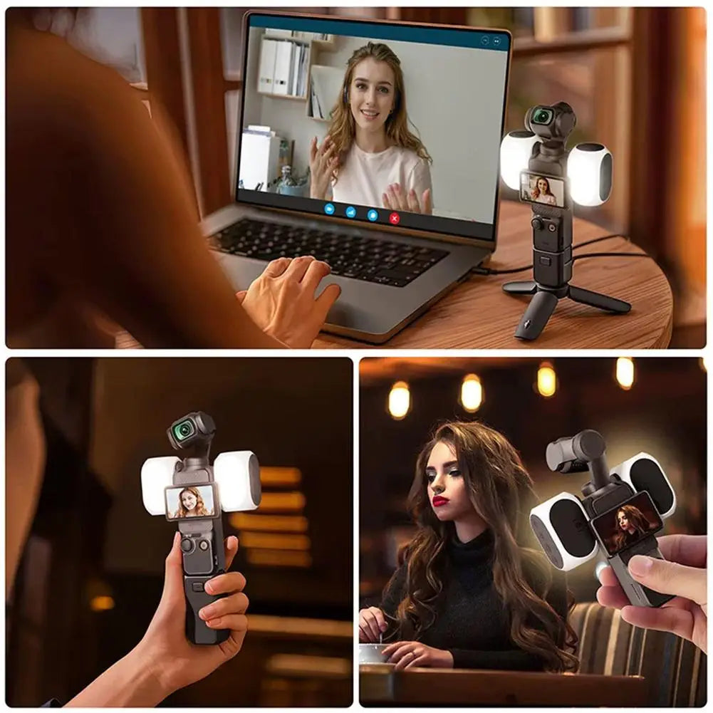 Mini Magnetic LED Fill Light for DJI Osmo Pocket 3 & 4