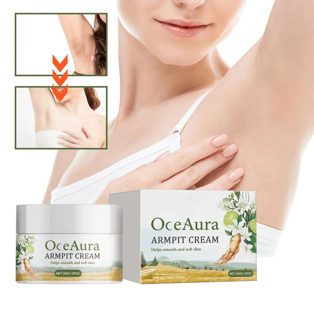 OceAura Armpit Whitening Cream – Brighten & Deodorize 30ml
