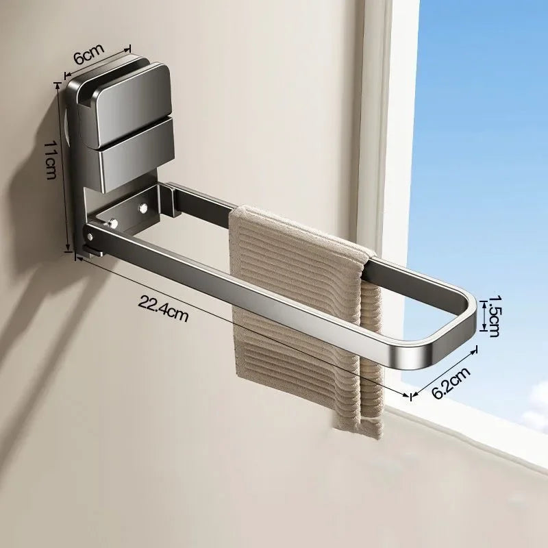 Detachable Swing-Out Wall Towel Rack | Space-Saving Bar