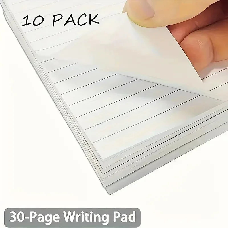 Pocket-sized Lined Notepads Notebooks 5 10-Pack Notebook 30 Sheets