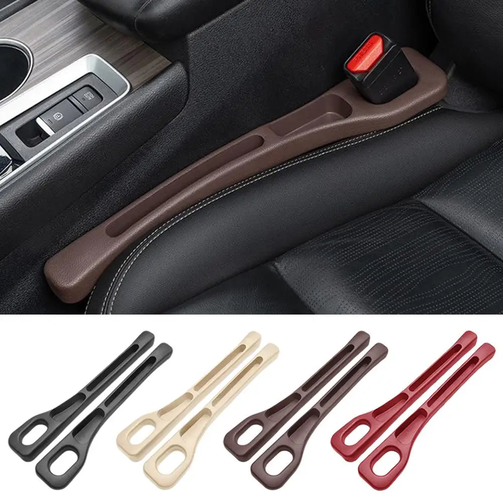Car Seat Gap Filler Organizer – Universal PU Leather 2-Pack