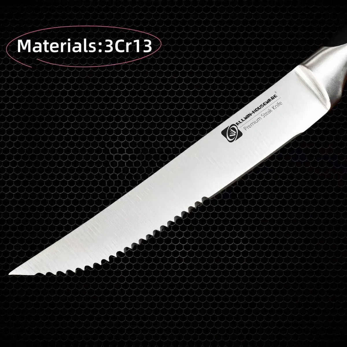 6-Piece Professional Stainless Steel Kitchen Knife Set