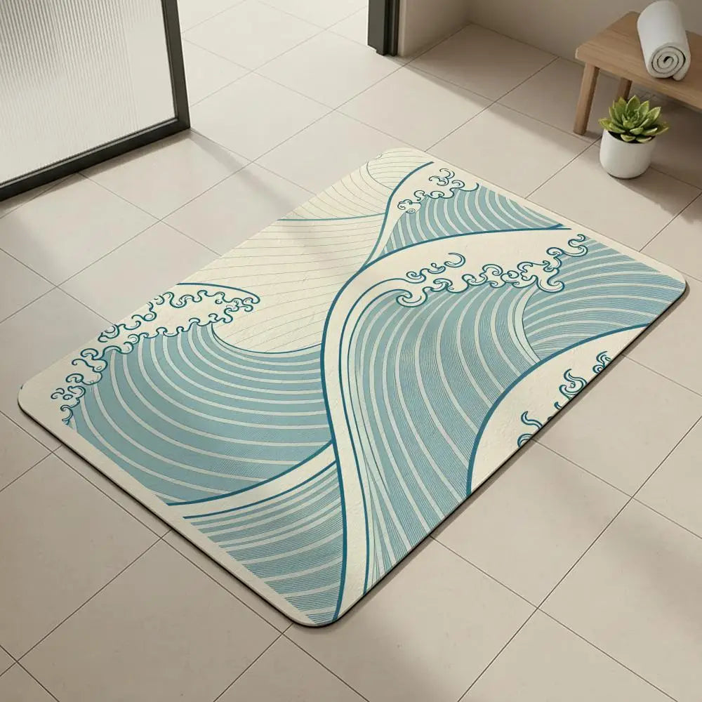 Diatomite Bath Mat – Quick Dry, Non-Slip & Absorbent
