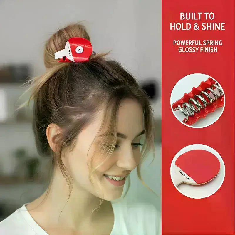 Cute Sports Shark Hair Claw Clip – Non-Slip Hair Accessory