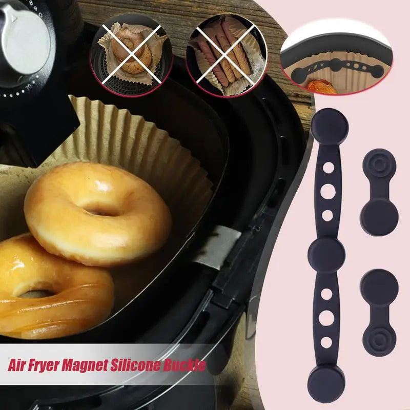 Air Fryer Silicone Magnet Buckle Parts Magnets Parchment Paper Liner