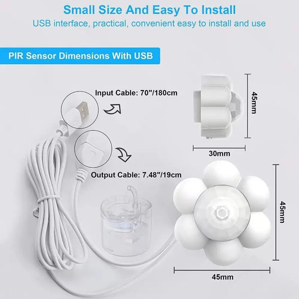 Motion Sensor Switch for USB Cat Water Fountain – Auto On/Off