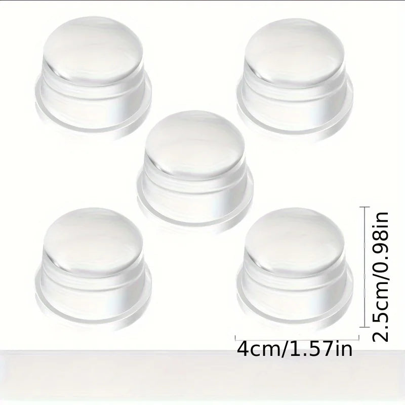 Nail Transparent Door Stopper Strong Adhesive Tear Off Elasticity