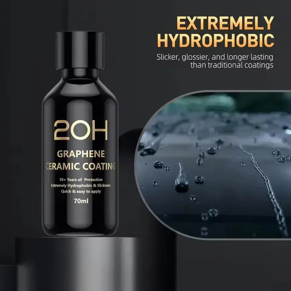 Graphene Ceramic Coating 20H Self Healing UV Track Technology Car