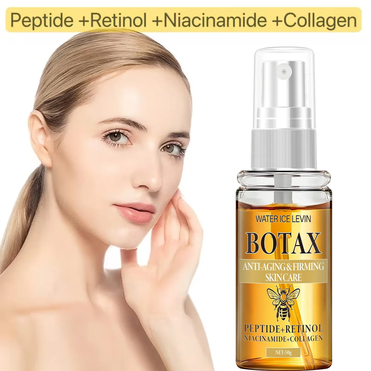 Anti-Aging Face Lift Serum | Peptide, Retinol & Collagen