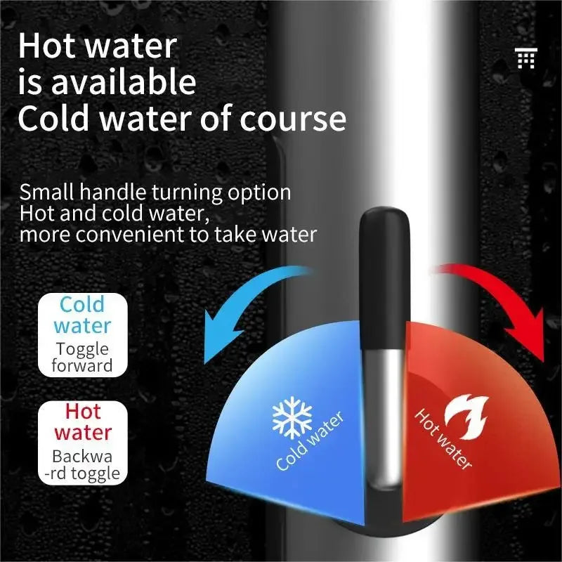 HOMEFISH 3000W Instant Hot Water Faucet – Tankless Kitchen Tap