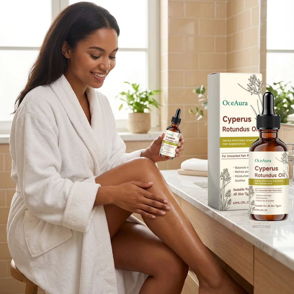 OceAura Hair Removal Oil – Cyperus Rotundus Soothing 60ml