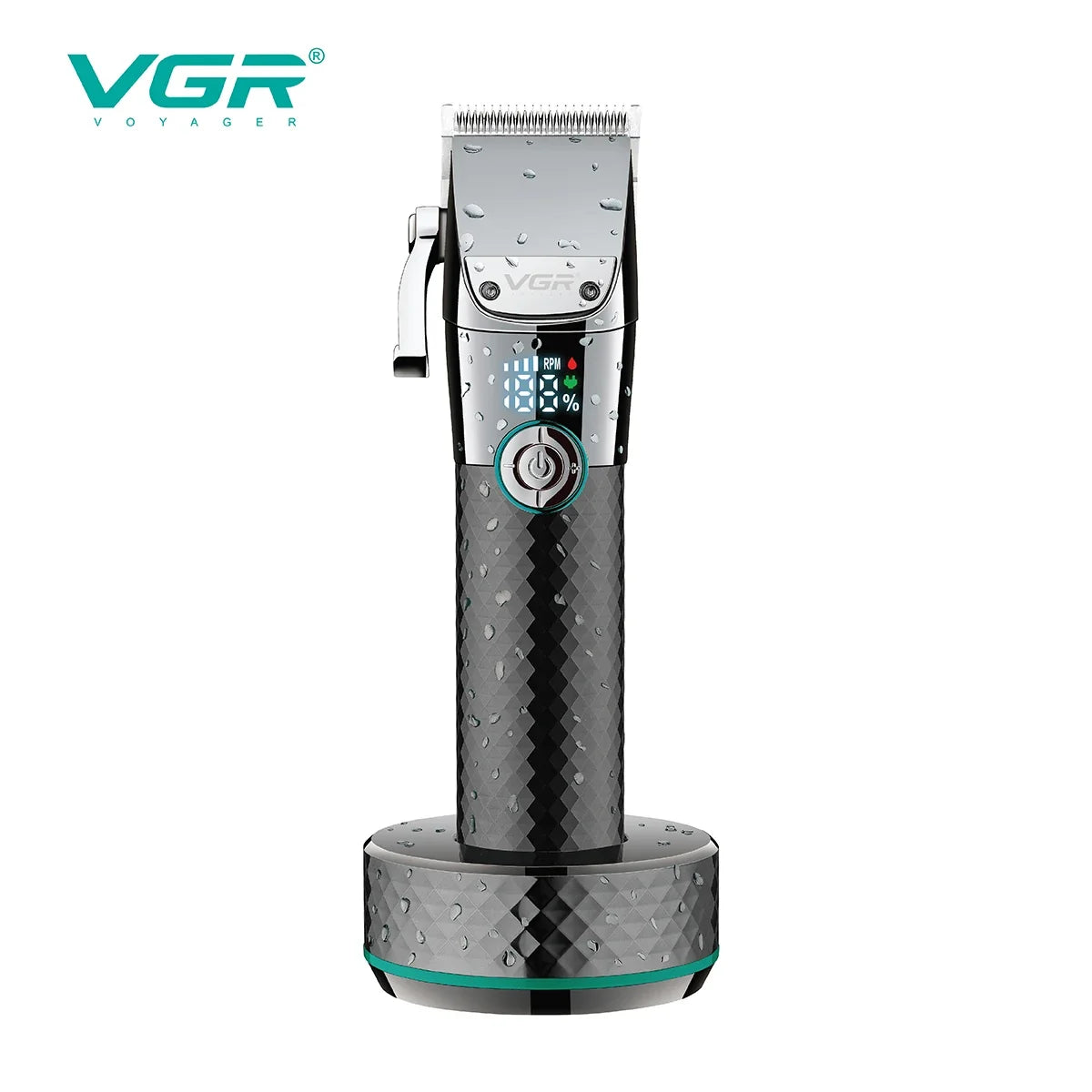 VGR V-682 IPX7 Waterproof Cordless Hair Clipper for Men