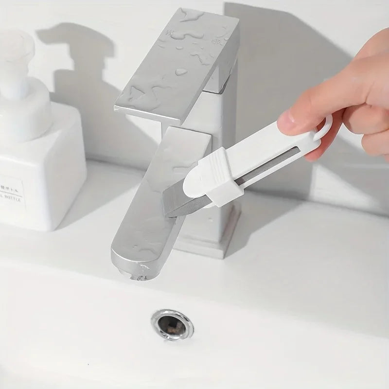 Limescale Eraser Brush – Faucet & Sink Descaling Tool