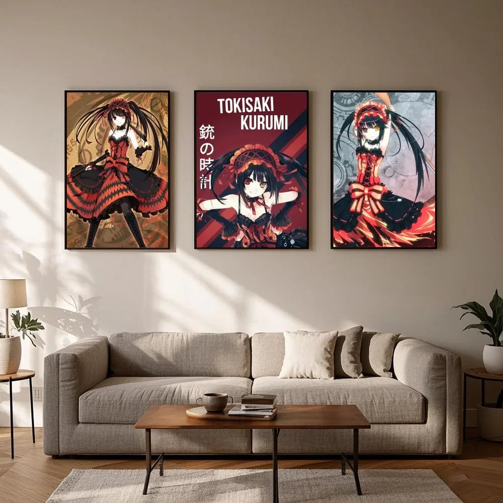 Tokisaki Kurumi Date A Live Anime Poster | HD Waterproof Wall Art