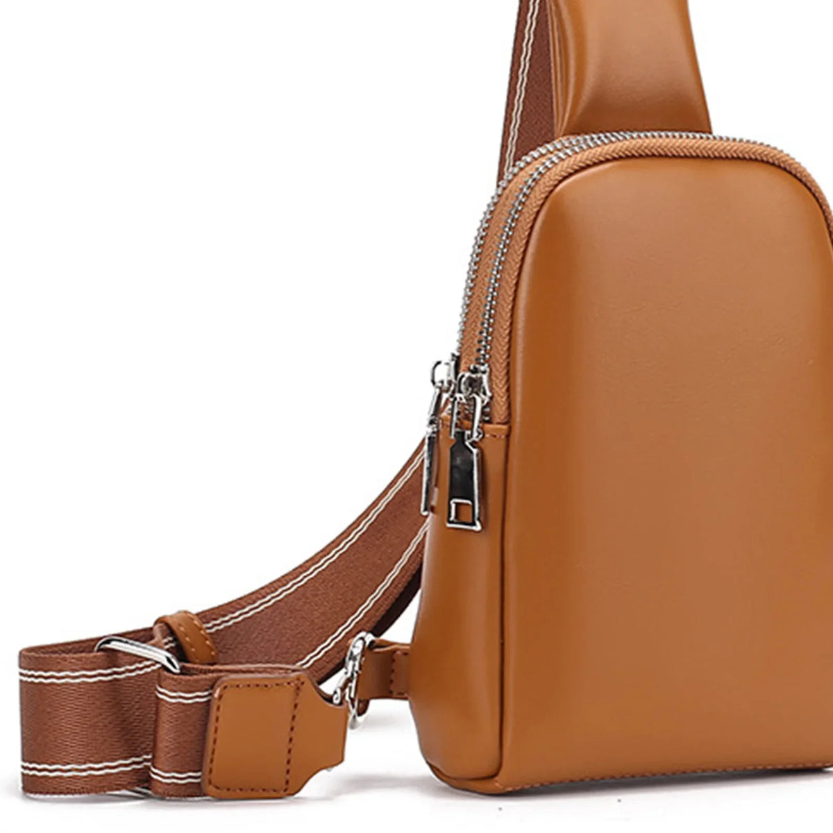 Women's Mini PU Leather Crossbody Bag | Adjustable Strap
