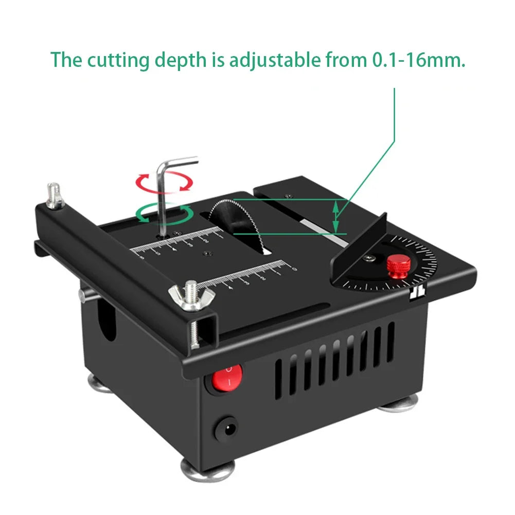 Mini Multifunctional Electric Table Saw | DIY Woodworking Tool