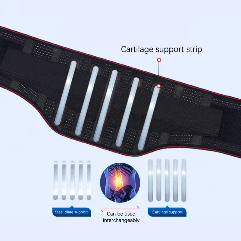 Breathable Lumbar Support Belt with 5 Stays | Men & Women