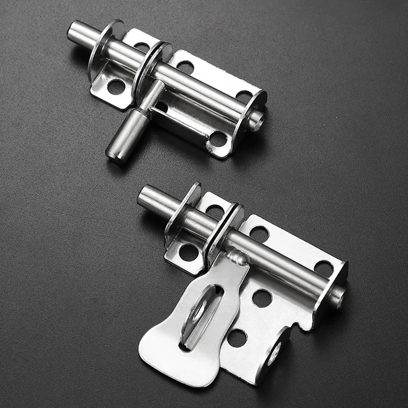 Stainless Steel Door Latch Solid Sliding Bolts Hasp Home Hardware