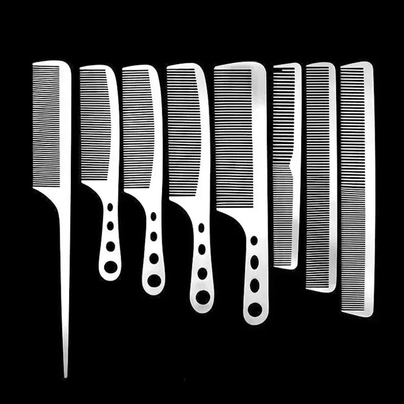 Titanium Steel Anti-Static Salon Comb – Ultra Thin 1mm
