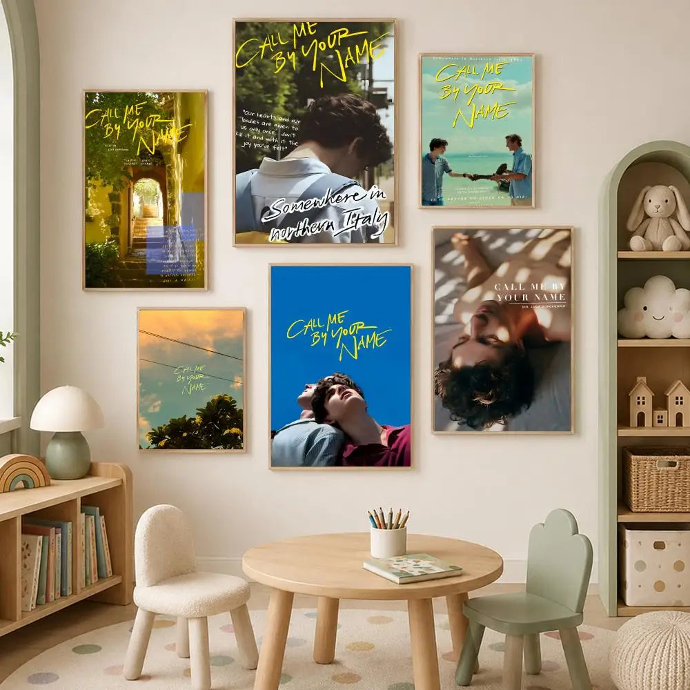 Call Me by Your Name Movie Poster – HD Self-Stick PVC Wall Art