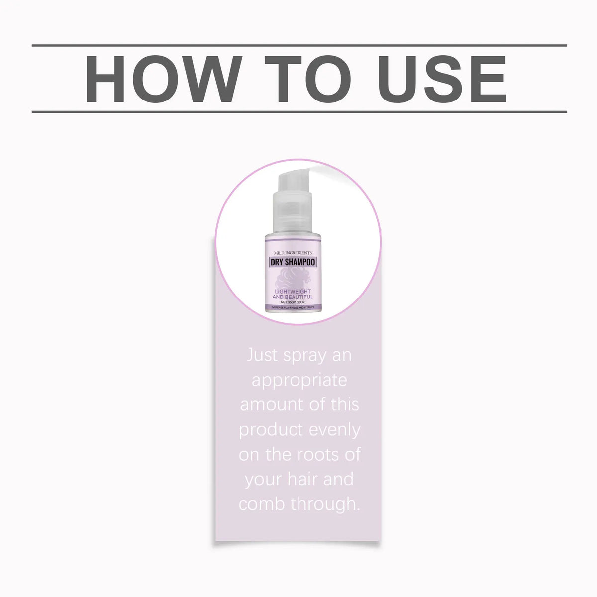 Jaysuing Portable Dry Shampoo Spray – Oil Control & Volume