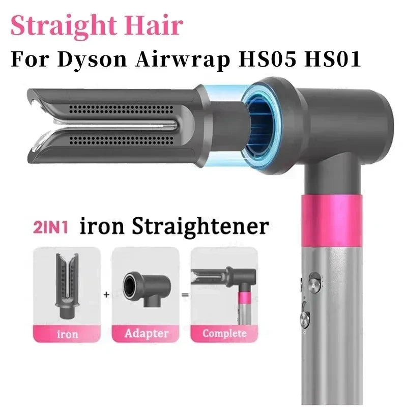 Hair Straightening Attachment for Dyson Dryer HD01–HD15