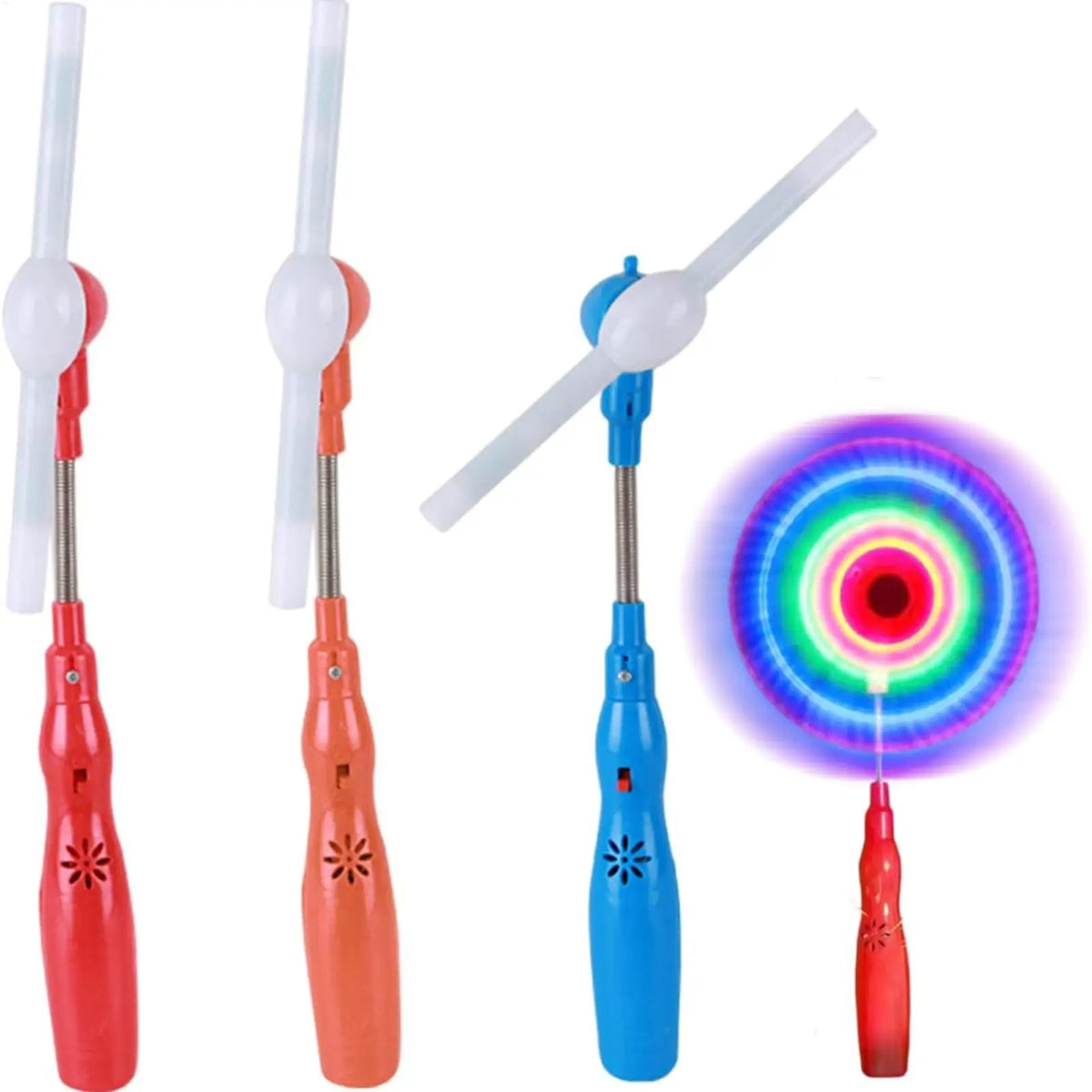 LED Spinner Wand Toy for Kids – Flashing Pinwheel with Music