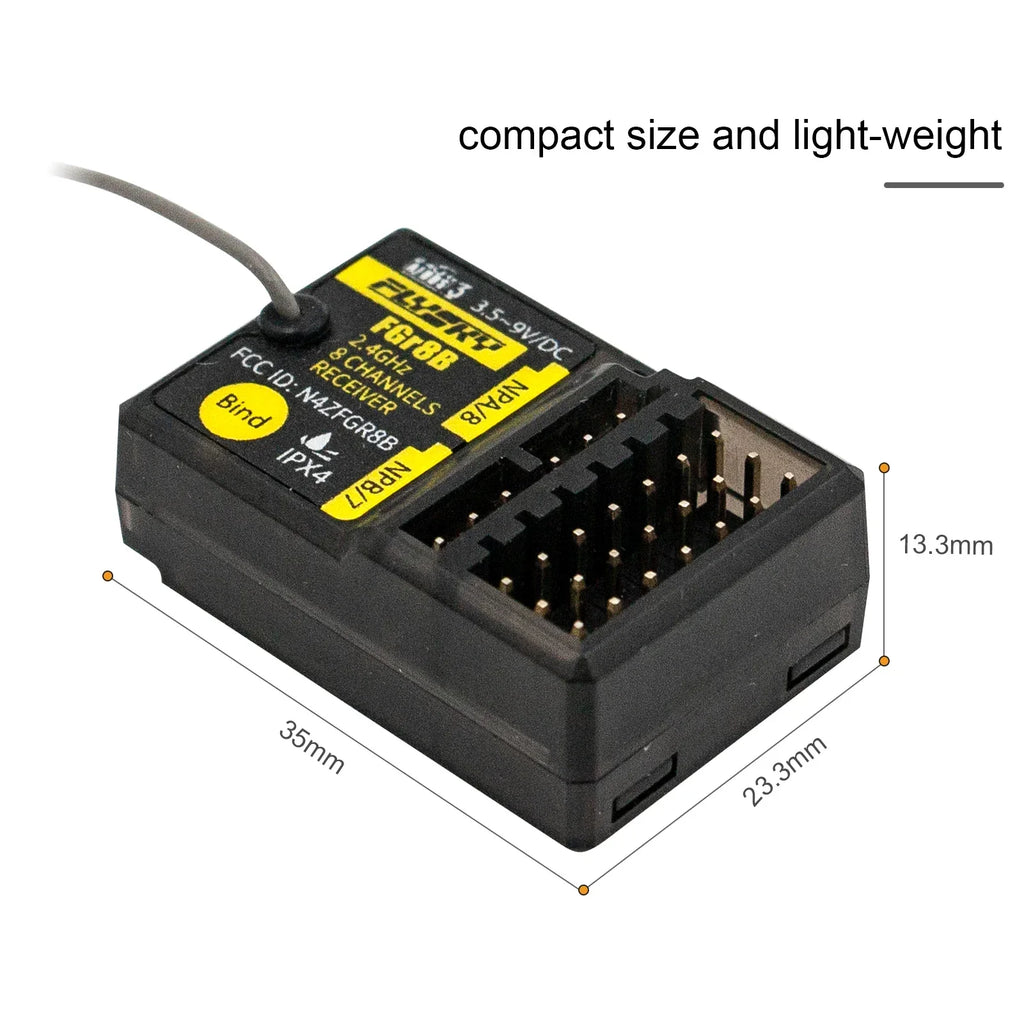 FLYSKY FGR8B PWM PPM I-bus Output 2 4GHz 8CH Receiver AFHDS3