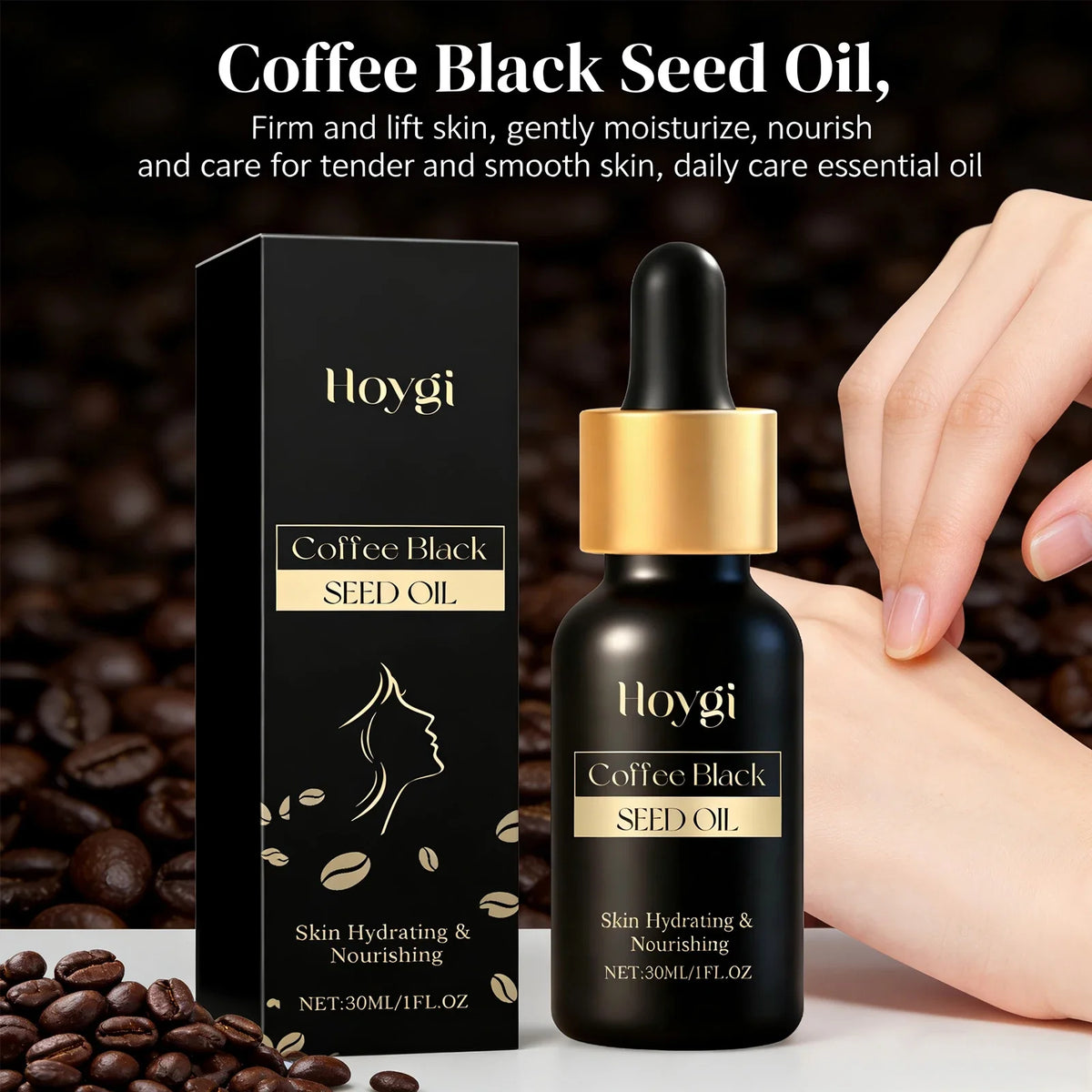 Coffee Black Seed Oil Face Repair Anti Dryness Nourishing