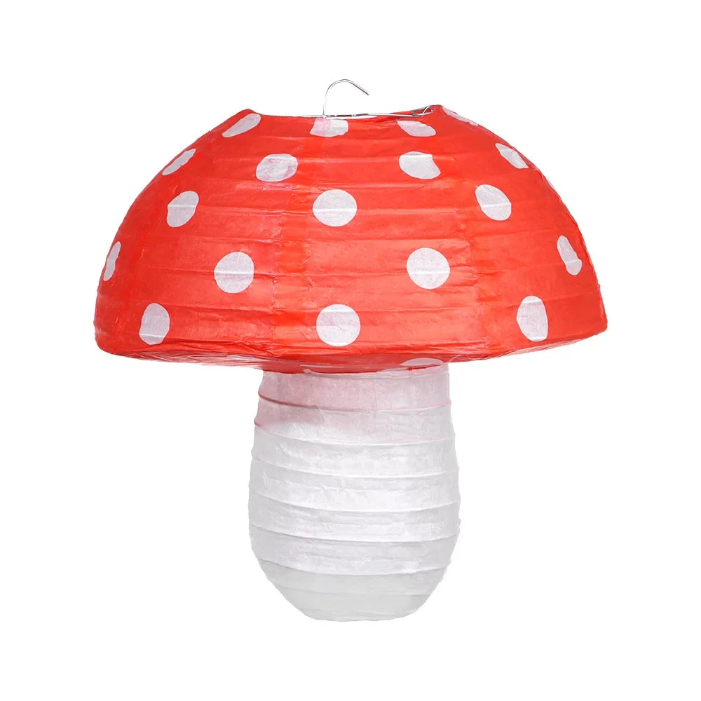 Hanging Lamp Large Mushroom Shaped Paper Lanterns Baby Shower Wedding