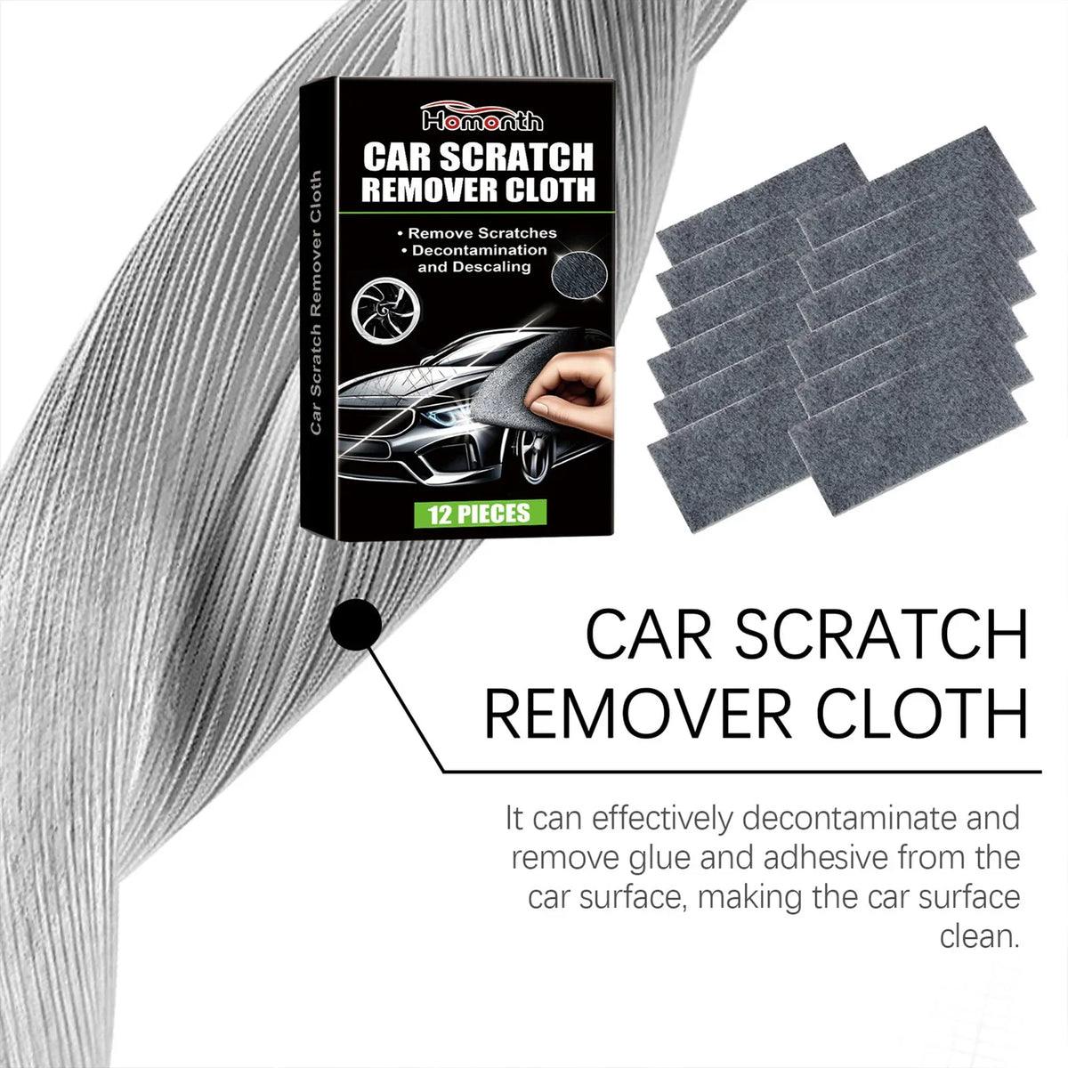 Nano Car Scratch Remover Cloth 12pcs – All Cars & SUVs