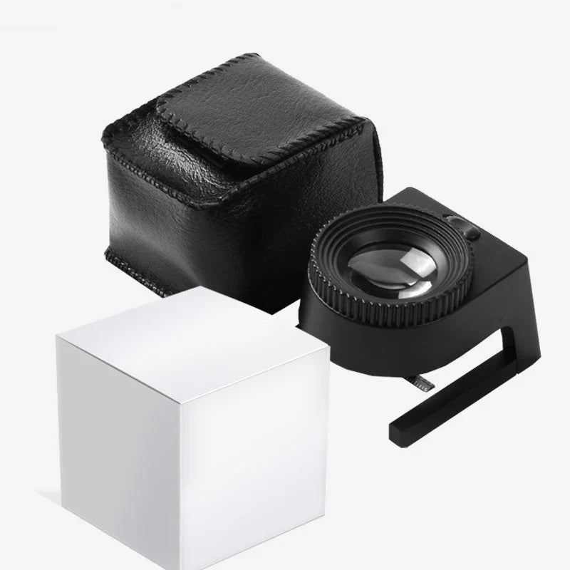 LED Magnifying Glass with Scale & 3 LED Lights | High Magnification