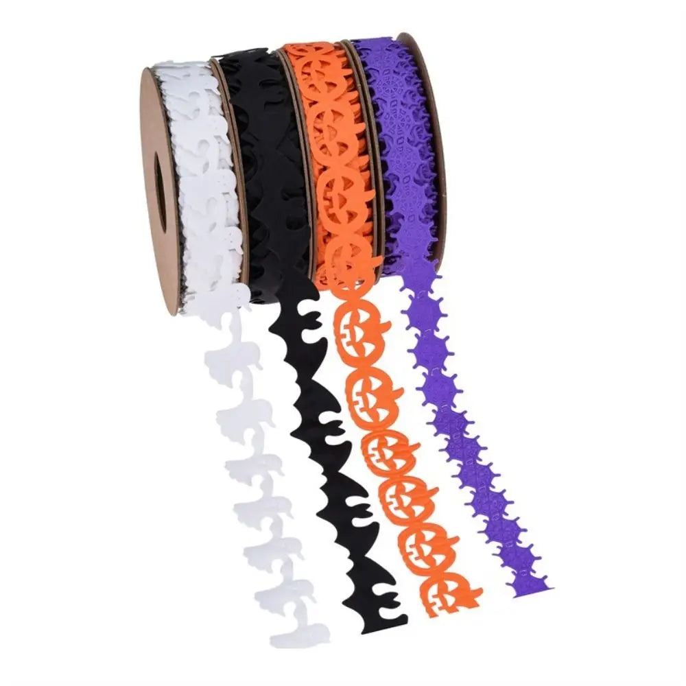Embossed Design Halloween Ribbon 10m Length Handmade Pumpkin DIY