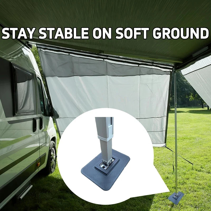 RV Awning Support Foot Pad Suitable Omnistor Heavy Stabilizer Base