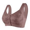 Women's Wire-Free Front Buckle Bra | Plus Size Breathable Vest Bra