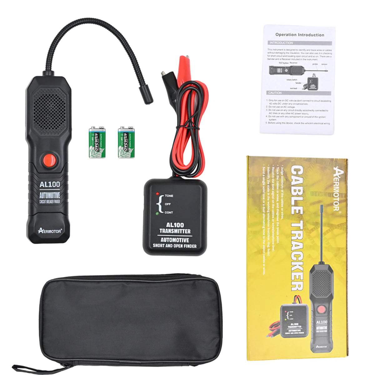 AERMOTOR AL100 Automotive Short Circuit & Wire Tracer Tool