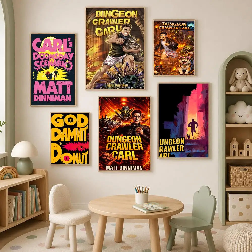 Dungeon Crawler Carl Poster – Self-Stick HD Waterproof Wall Art