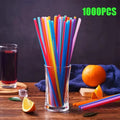 Multicolor Flexible Plastic Drinking Straws | Bulk Party Pack