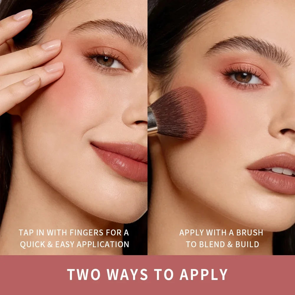 Lakerain Soft Poke Matte Blush Palette with Free Brush