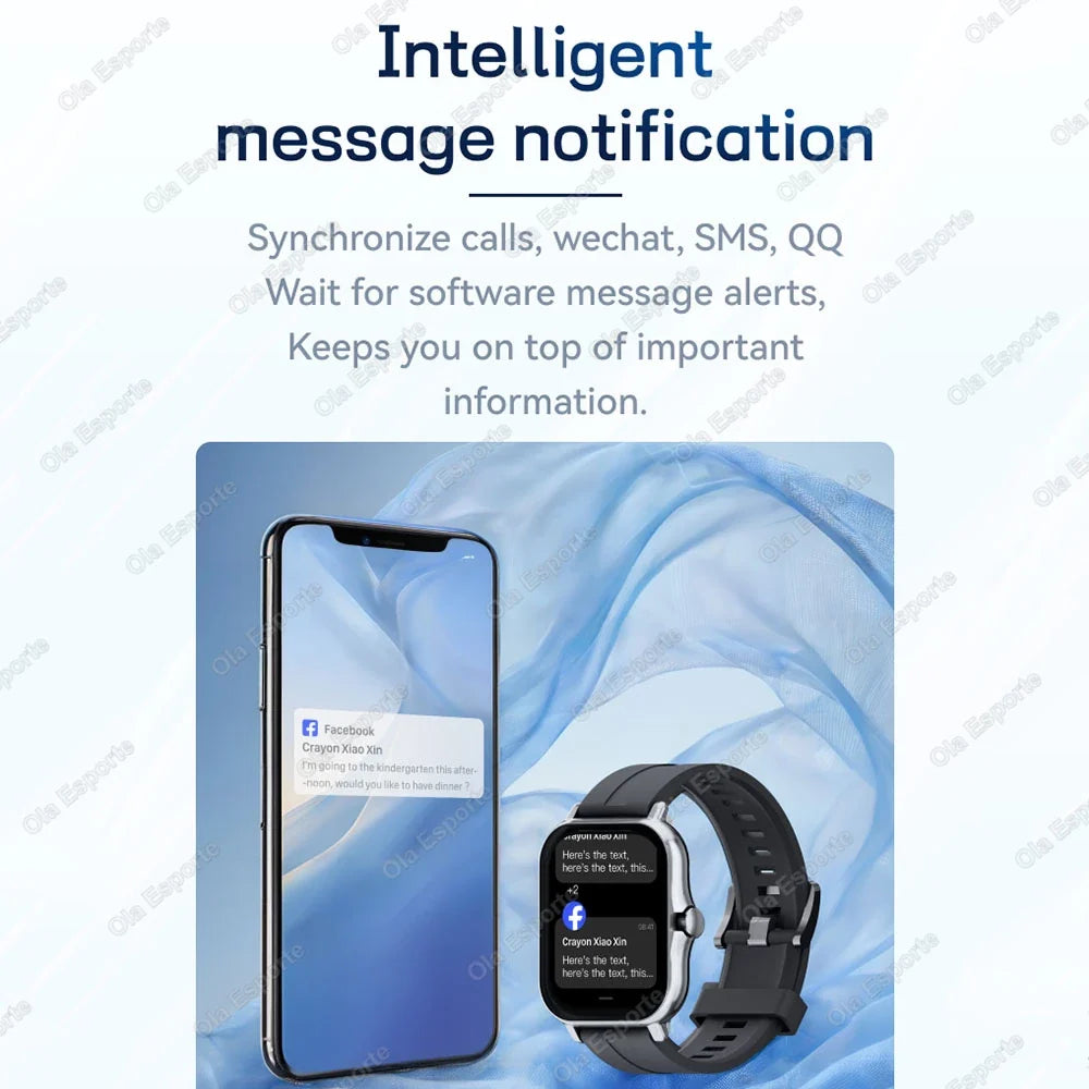 Smart Watch 2.01" Bluetooth Calls Heart Rate SpO2 | Android iOS