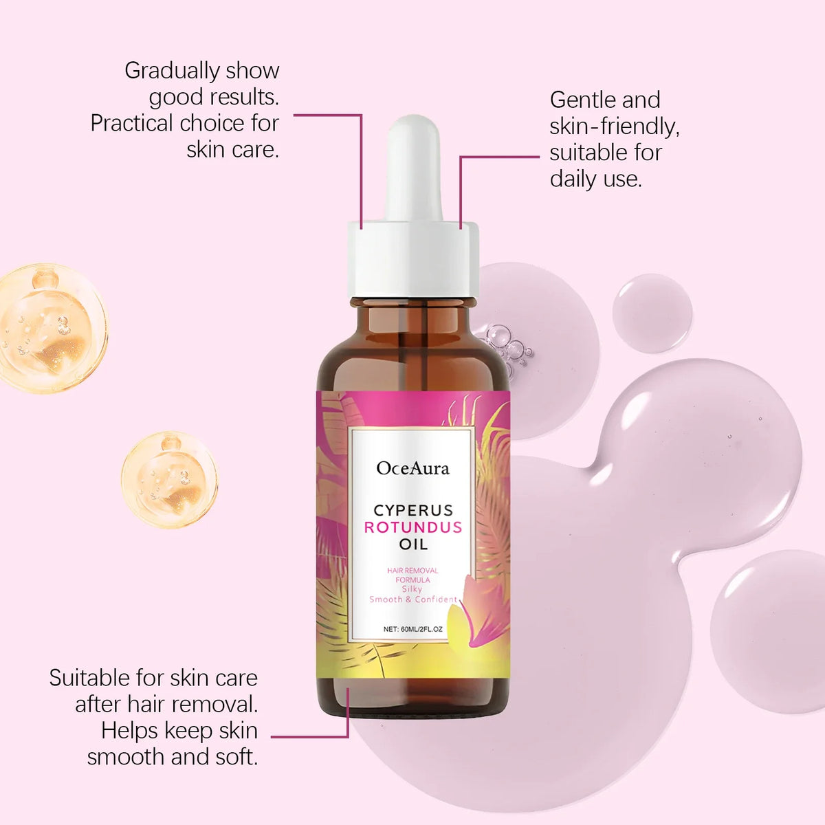 Hair Removal Essential Oil – Gentle & Moisturizing Skin Care