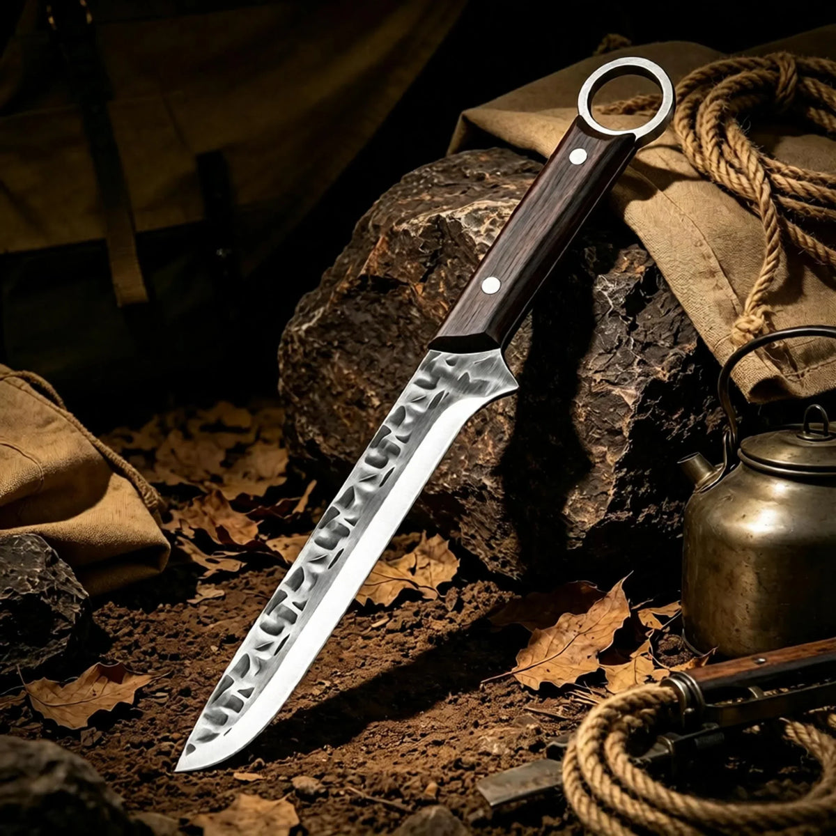 Hand Forged BBQ Chef Knife – Stainless Steel Slicing & Boning