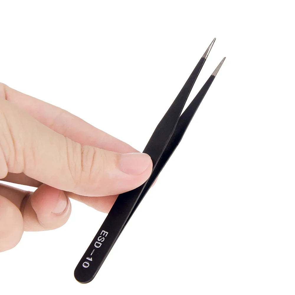 6-Piece ESD Anti-Static Precision Tweezers Set | Electronics