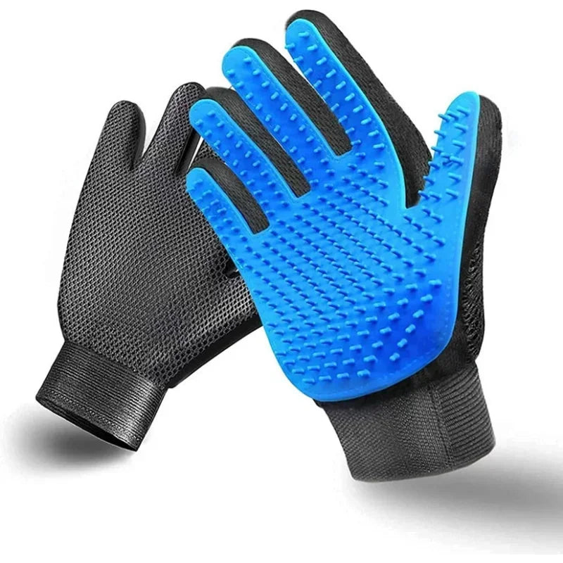 Pet Grooming Glove for Dogs & Cats – Deshedding Massage Comb
