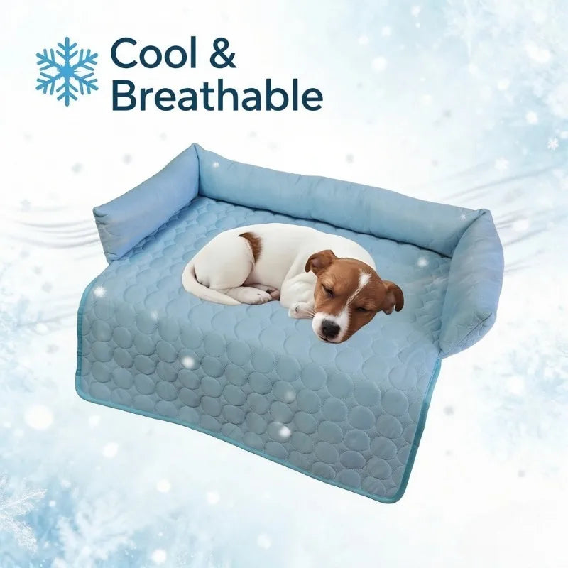 Ice Silk Pet Cooling Mat – Summer Pad for Dogs & Cats