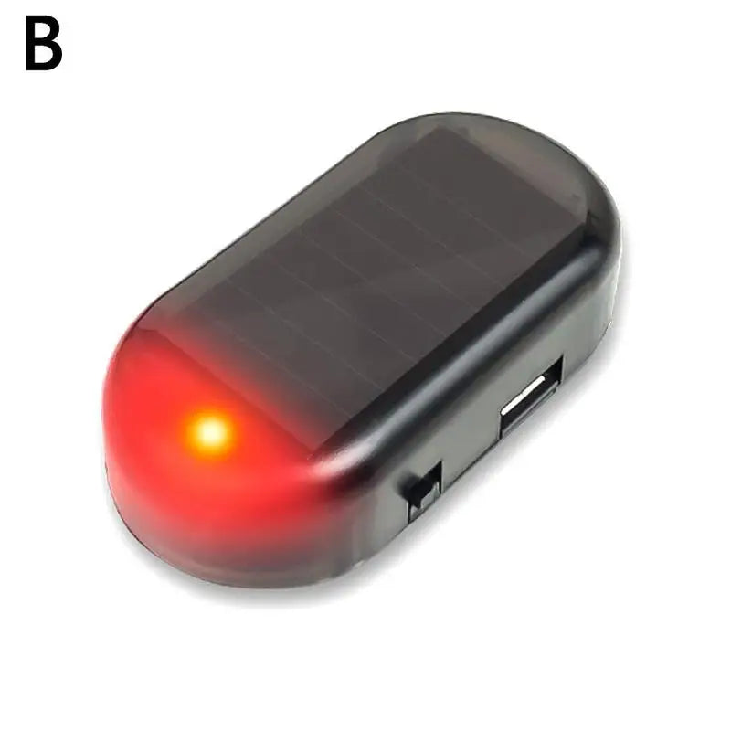 Solar Dummy Car Security Light – LED Simulated Alarm Warning Lamp