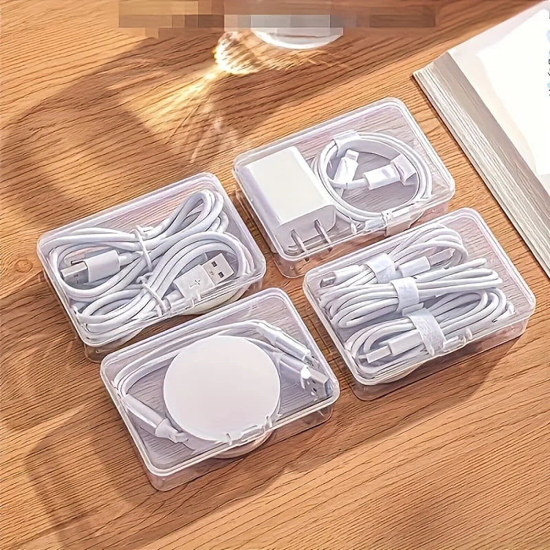 Cable Organizer Box – Desktop & Drawer Storage Organizer