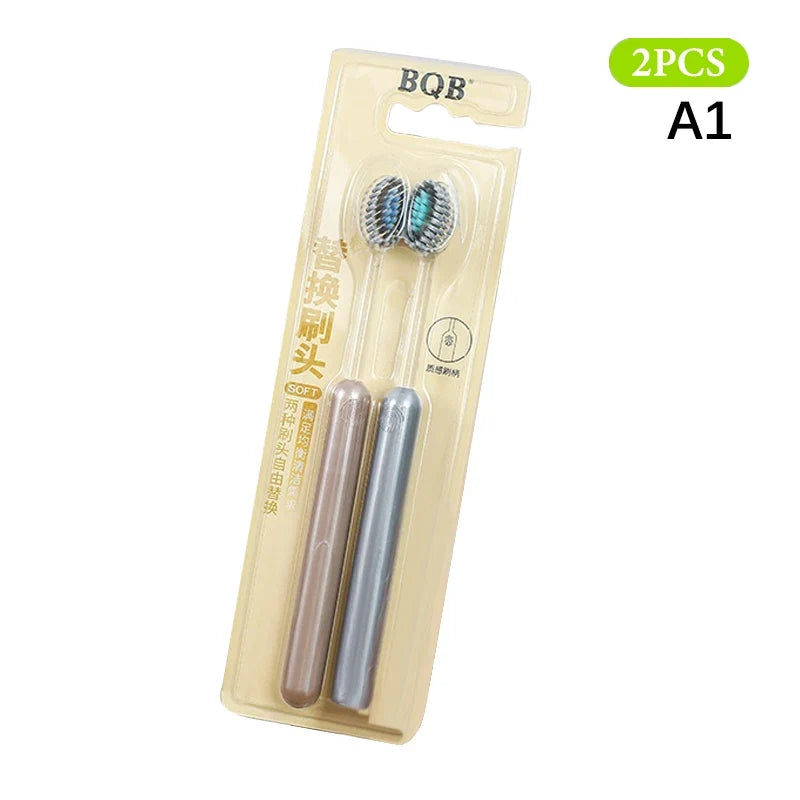 Ultra-Fine Soft Bristle Adult Toothbrush – 2 Pack